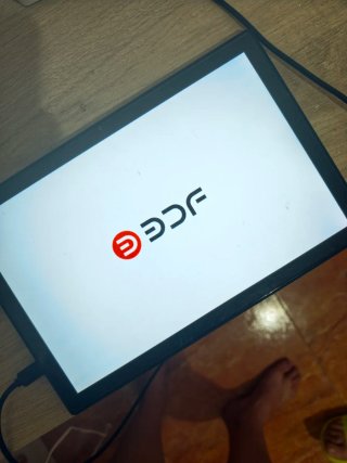 Tablet movil azul