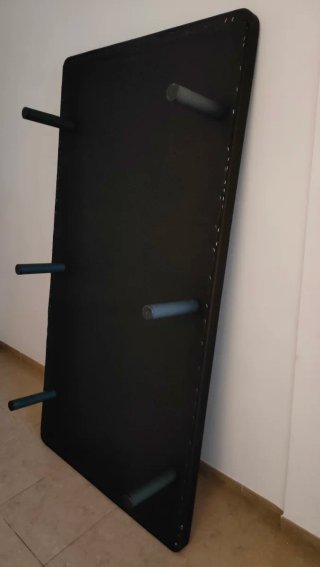 Colchón viscoelástico 90x200 + Base tapizada