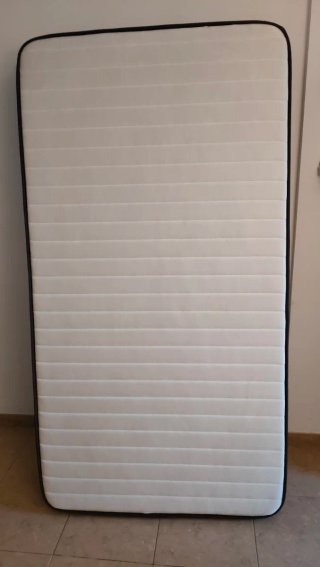 Colchón viscoelástico 90x200 + Base tapizada