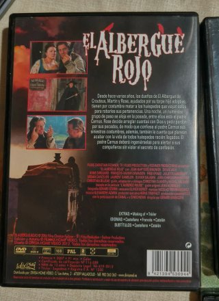 Lote 5 Películas DVD Terror y Suspense