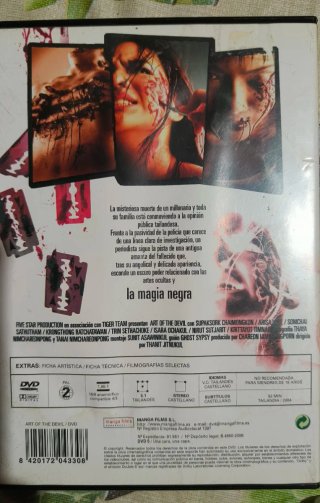 Lote 5 Películas DVD Terror y Suspense