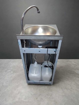 Lavamanos Autónomo Profesional de Acero Inoxidable