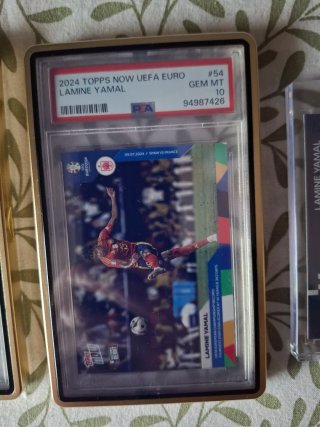 Lamine Yamal PSA 10 Cartas UCL y EURO