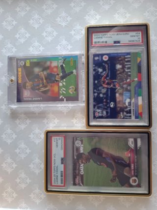 Lamine Yamal PSA 10 Cartas UCL y EURO