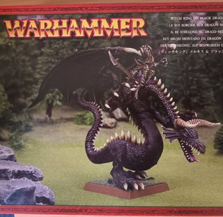 Warhammer Rey Brujo Malekith en Dragón Negro