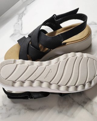 Sandalias Clarks Negras Talla 36