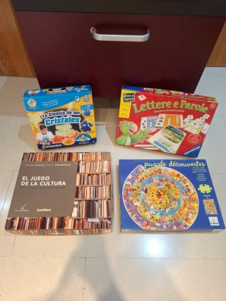 Lote 6 juegos de mesa infantiles