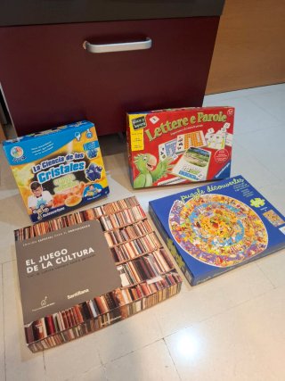 Lote 6 juegos de mesa infantiles