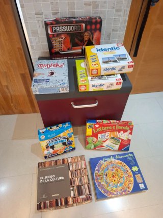 Lote 6 juegos de mesa infantiles