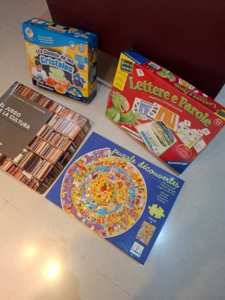 Lote 6 juegos de mesa infantiles