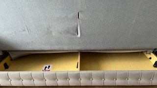 Sofá Cama Beige con Almacenamiento