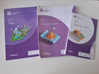 Lote Libros Geografía e Historia 1º ESO