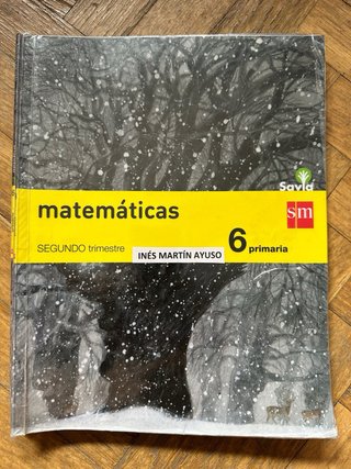 Matemáticas, 6 Primaria Savia