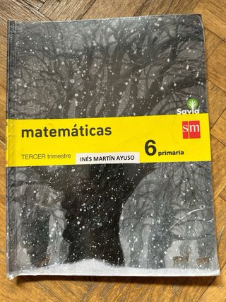 Matemáticas, 6 Primaria Savia