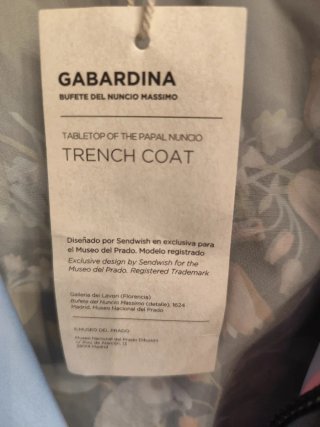 Gabardina / Trench T-L Estampada
