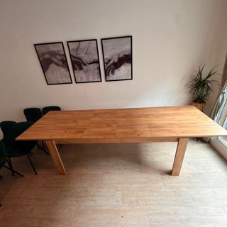 Mesa comedor extensible + 6 sillas terciopelo
