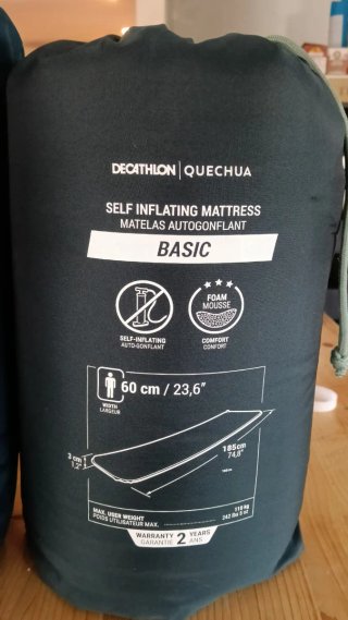 Colchoneta autoinflable Decathlon Basic