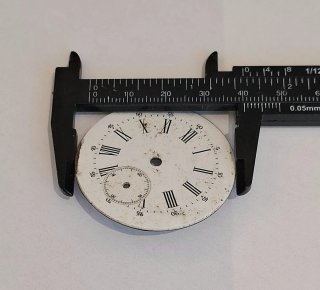 Quadrante Orologio da Tasca Antico Originale