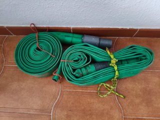 Manguera flexible bomba agua