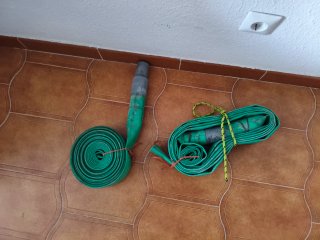 Manguera flexible bomba agua