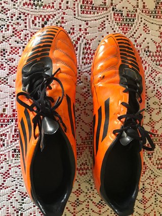 Botas de fútbol Adidas Naranja Talla 42