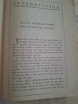 Libro antiguo Marisol , maestra rural