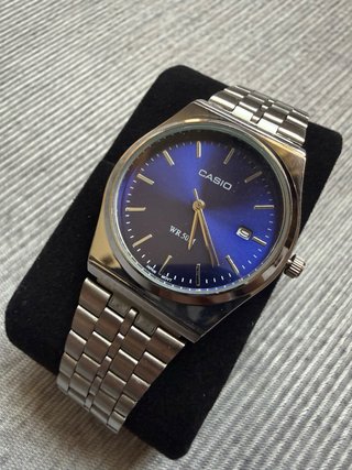 Casio MTPB 1450 esfera azul marino