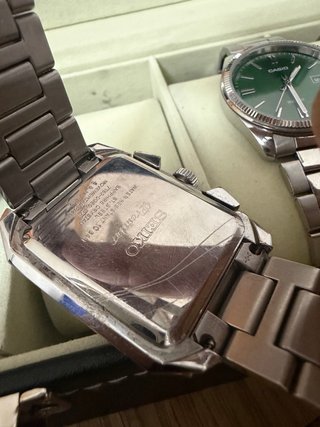 Seiko Premier Cronógrafo Plata/Blanco