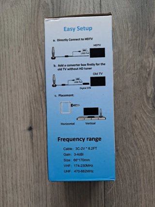 Antena TV Interior DGUPSP 4K Ultra HD