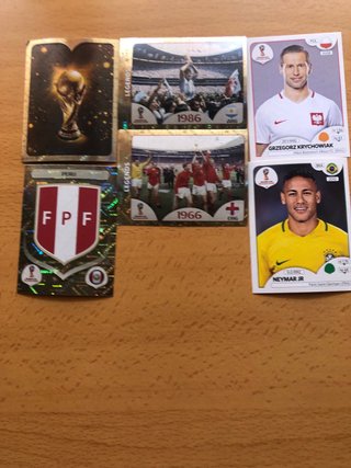 Lote 7 Cromos Mundial Rusia 2018 Leyendas