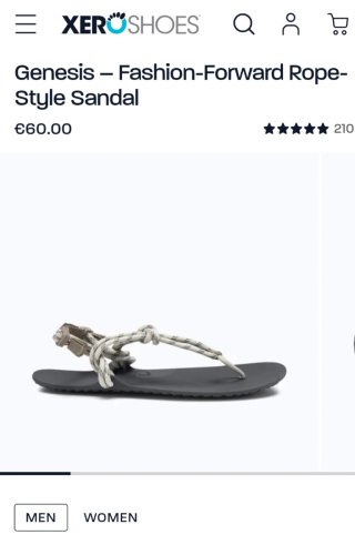 Sandalias Xero Shoes Genesis Barefoot
