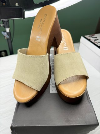 Zapatos tacón Primadonna Beige Talla 38