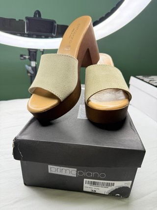 Zapatos tacón Primadonna Beige Talla 38