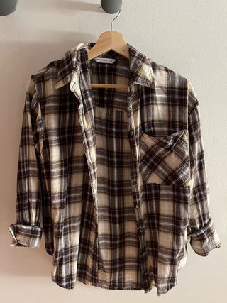 Camisa cuadros Stradivarius Talla S