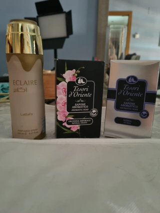 Lote Tesori d'Oriente: Jabones y Perfume en spray
