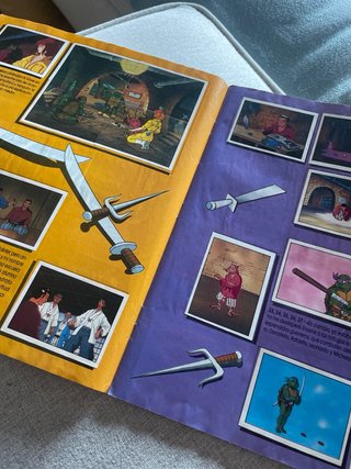 Album Tortugas Ninja Panini Cromos Adhesivos