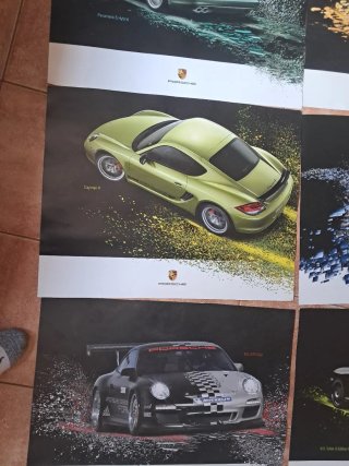 Posters de concesionario porsche negociable URGE