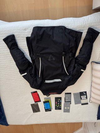 Chaqueta Moto Mujer Revit Negra