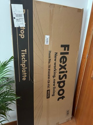 Tablero escritorio Flexispot 160x80 Blanco