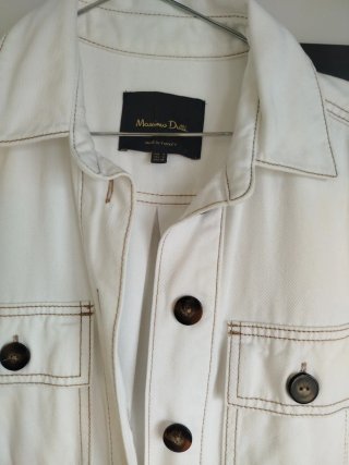 Mono Massimo Dutti blanco