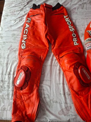 Traje de moto Racing Pro-Sport Rojo