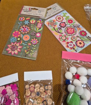 Kit Manualidades Scrapbooking Adornos y Abalorios