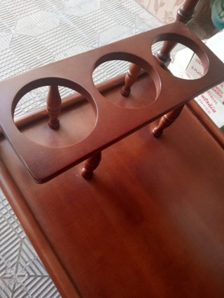 Carrito Camarera Vintage Madera Ruedas
