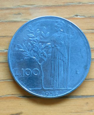 Moneta Lire 100 - 1958 Accetto offerte