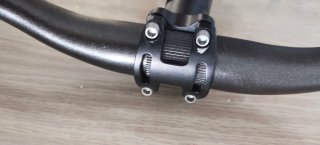 Potencia y Manillar Bicicleta Negro