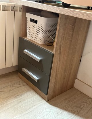 Habitación litera tren con armario y cajones