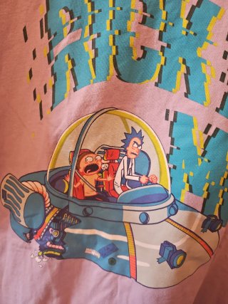 Camiseta Rick and Morty Morada XL
