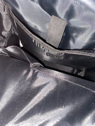 Mochila de cuero negra