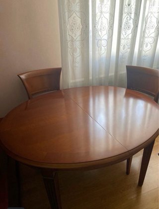 Mesa Comedor Extensible Madera