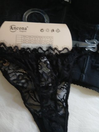 Conjunto  Negro Encaje